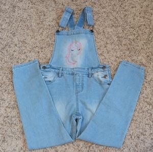 6/6x overalls with unicorn